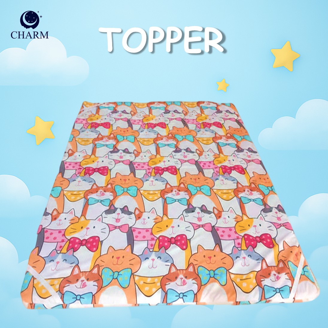 ท็อปเปอร์ 6 ฟุต CHARM ลาย DREAMY CAT_1